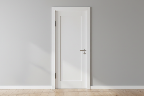 1 Panel Shaker door installed