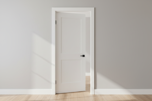 2 Panel Shaker door installed