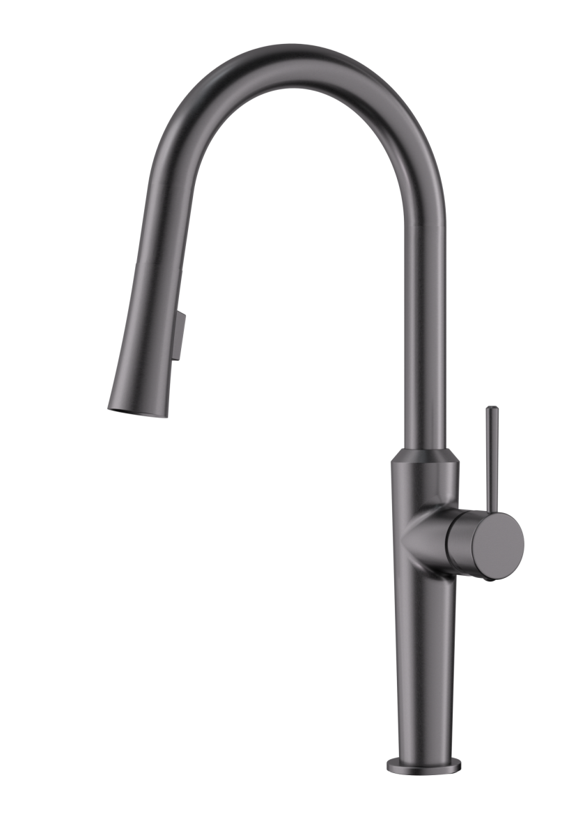 Gunmetal brass faucet body with ceramic cartridge