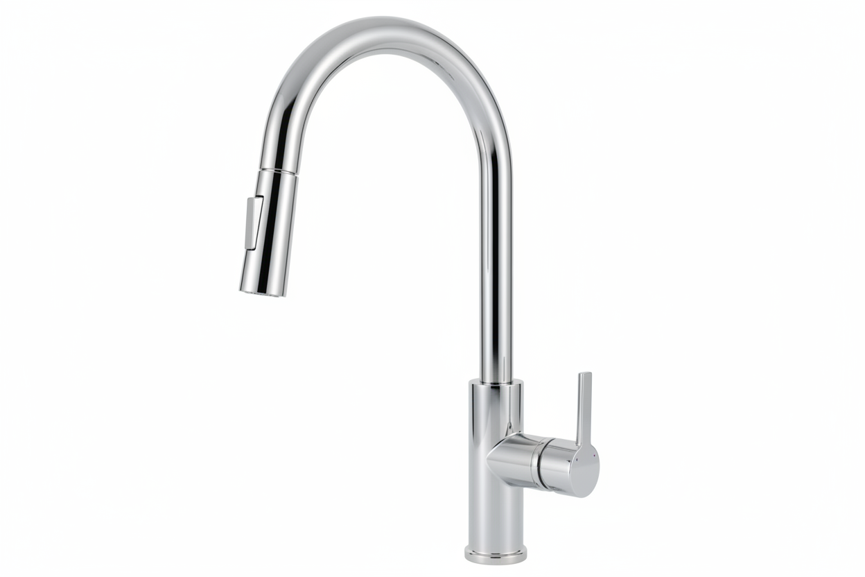 Single Handle Pull Down Kitchen Faucet