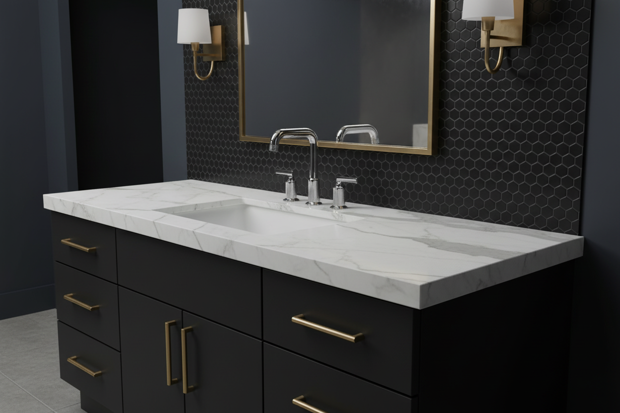 Wide Spread Lavatory